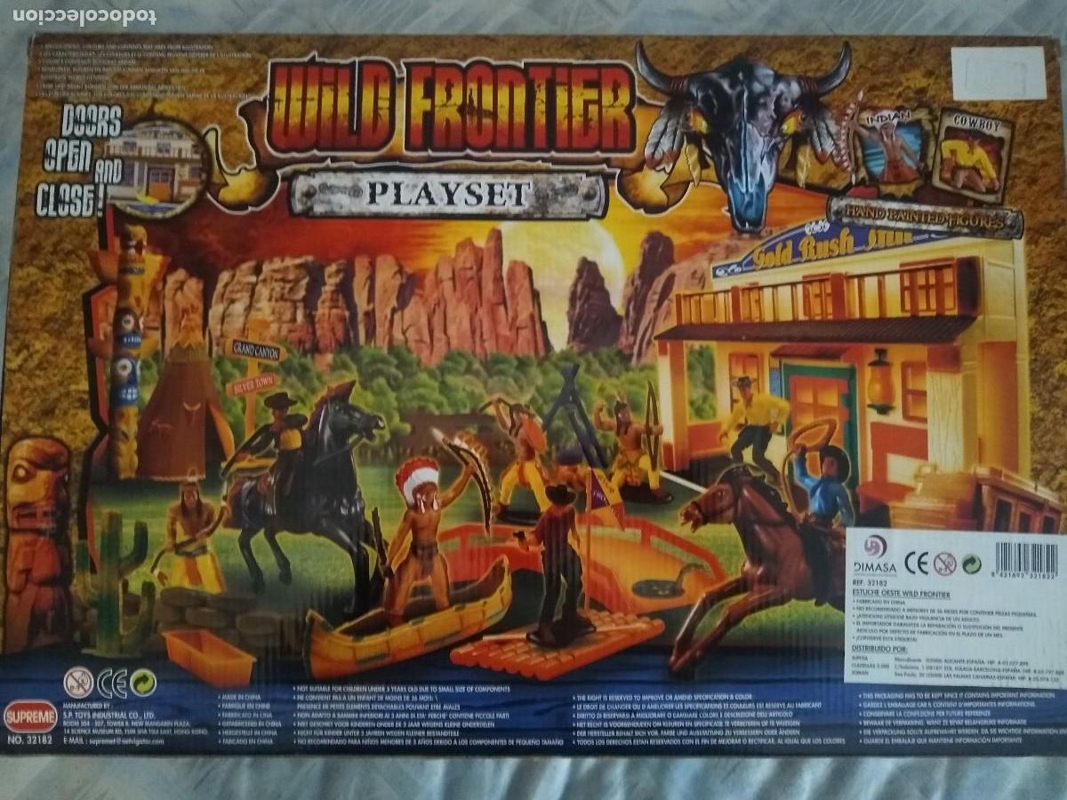 Figuras de goma y PVC: Play set indios y cowboys - Foto 2