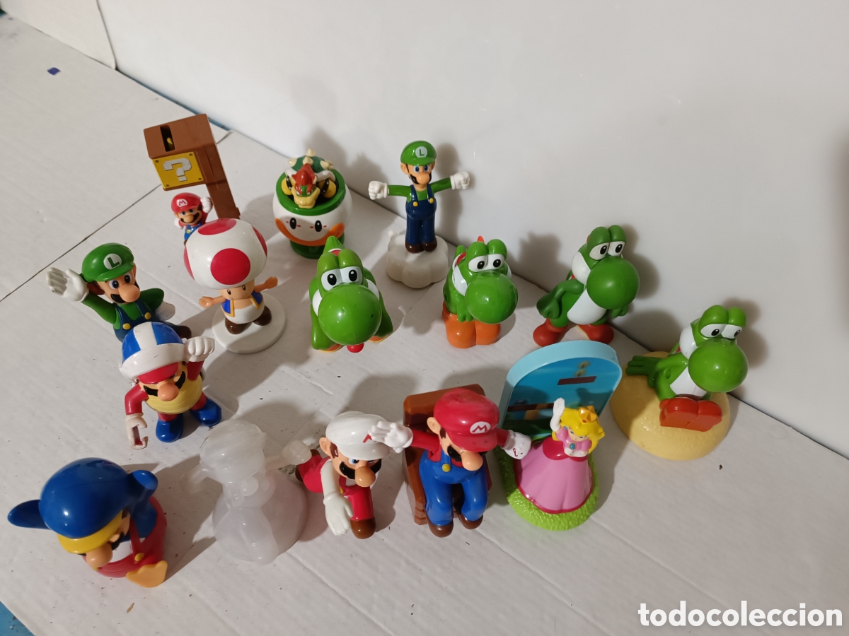 Figuras de goma y PVC: Figuras Mario Bros, McDonalds - Foto 8