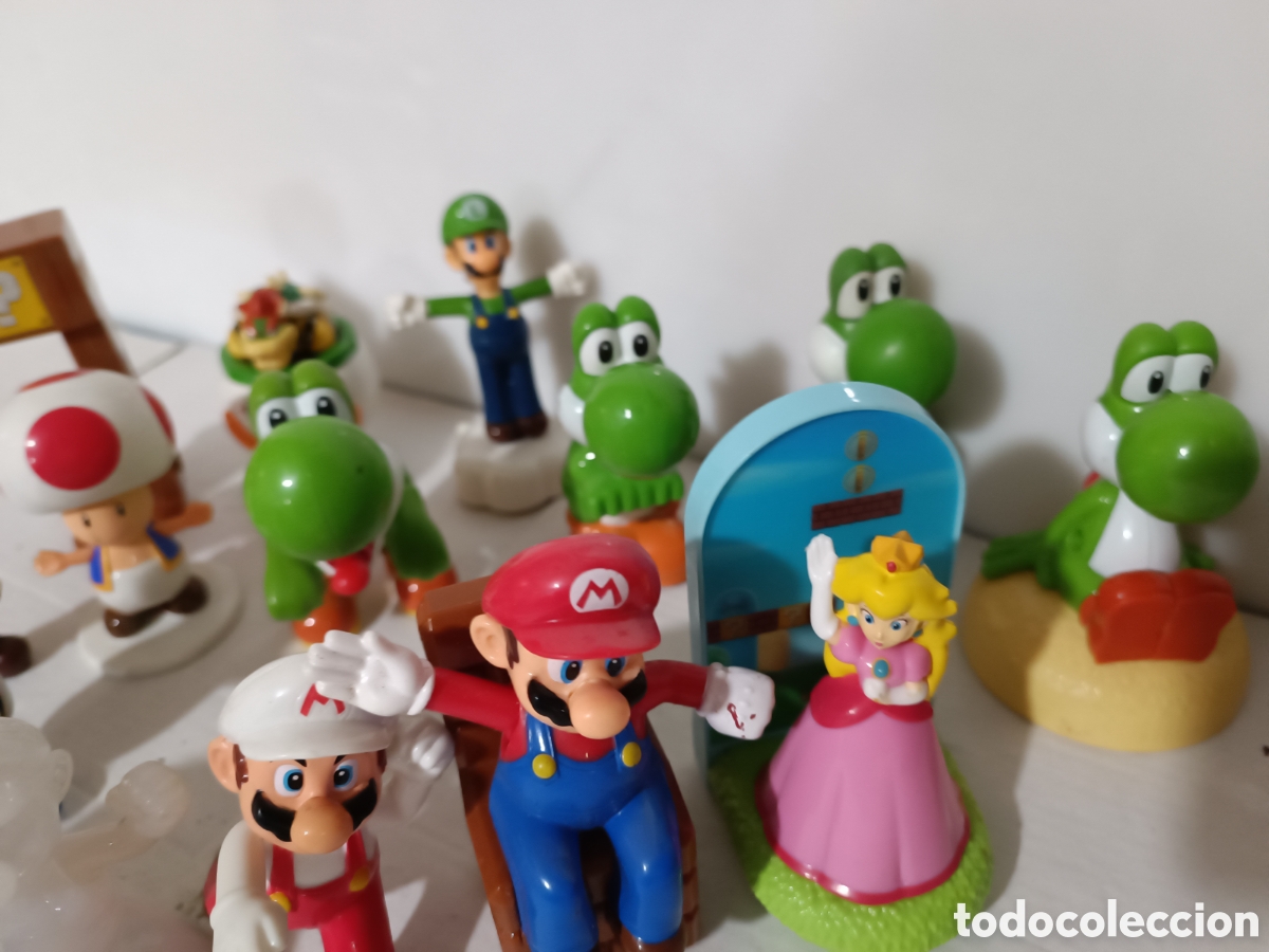 Figuras de goma y PVC: Figuras Mario Bros, McDonalds - Foto 9