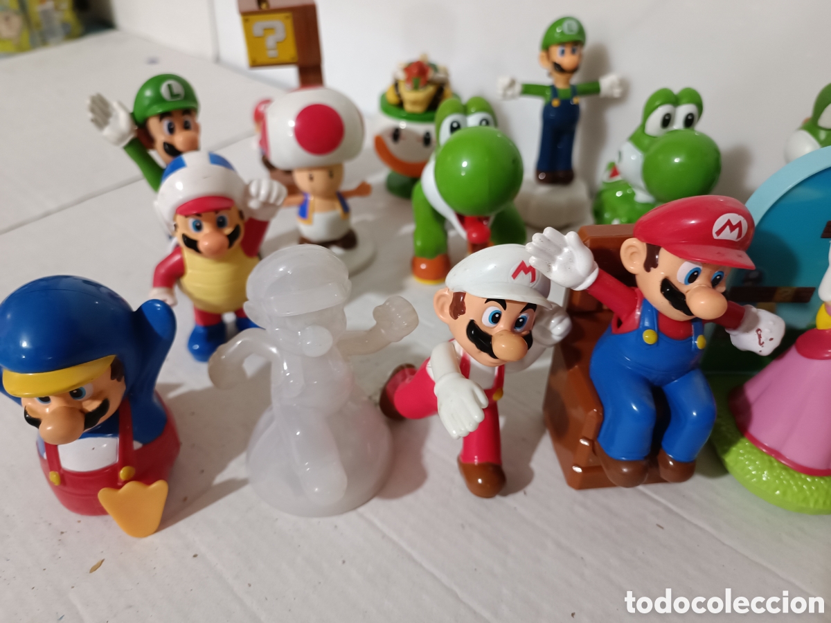 Figuras de goma y PVC: Figuras Mario Bros, McDonalds - Foto 10