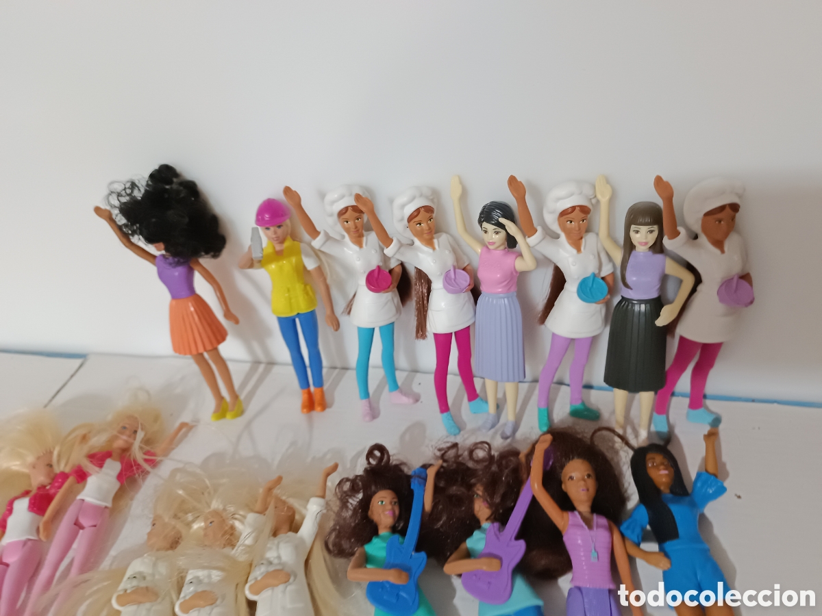 Figuras de goma y PVC: Figuras Barbie McDonalds - Foto 6