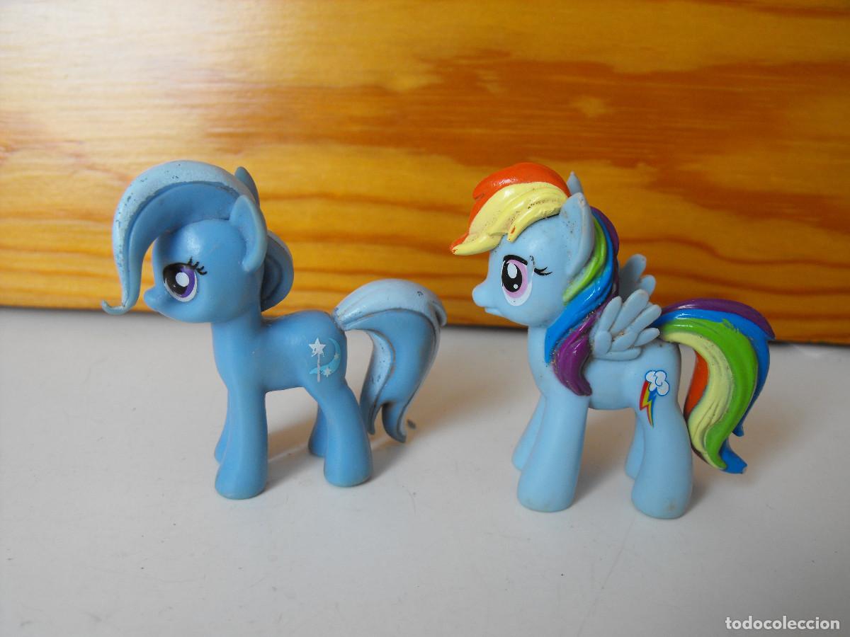 Figuras de goma y PVC: Dos unicornios de HASBRO - Foto 1