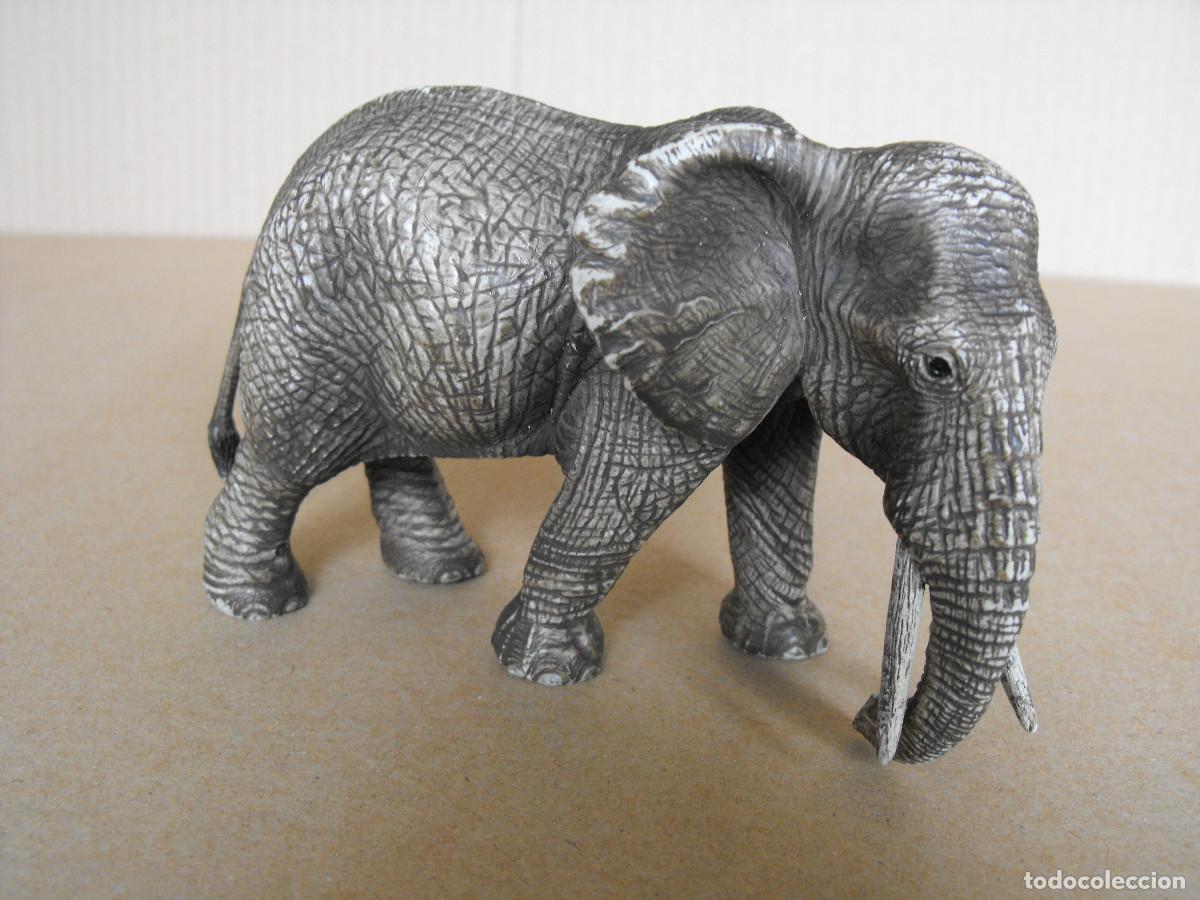 Figuras de goma y PVC: SCHLEICH. Elefante africano. - Foto 1