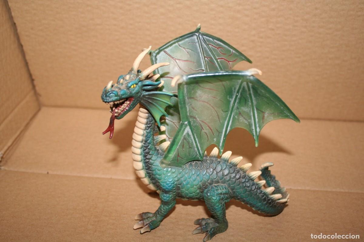 Figuras de goma y PVC: mu&ntilde;eco dragon schleich 2003 - Foto 1