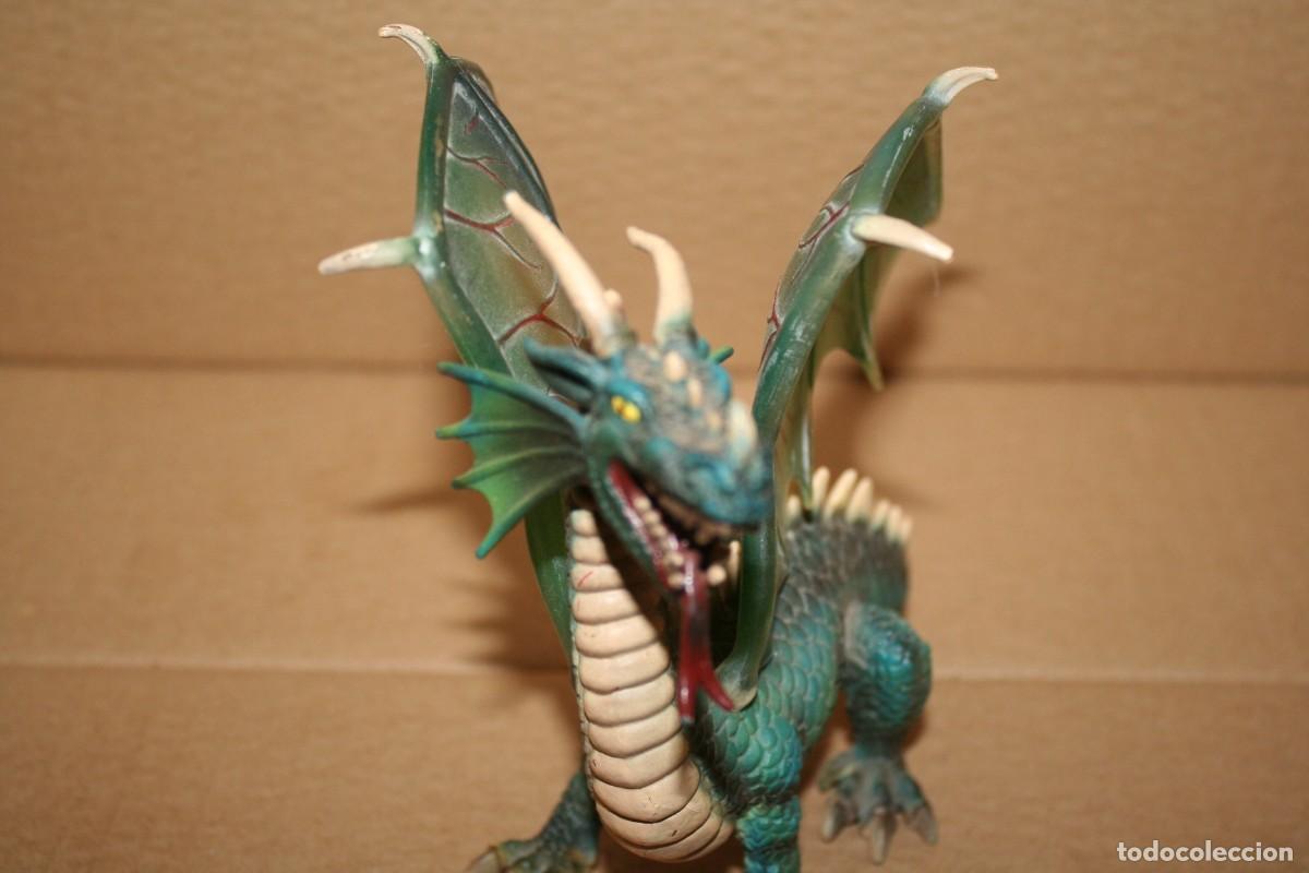 Figuras de goma y PVC: mu&ntilde;eco dragon schleich 2003 - Foto 2