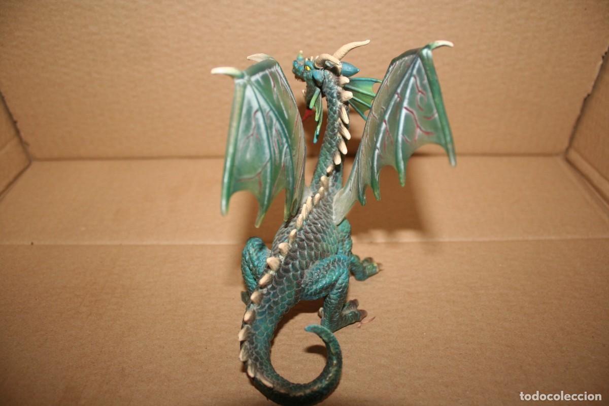 Figuras de goma y PVC: mu&ntilde;eco dragon schleich 2003 - Foto 4