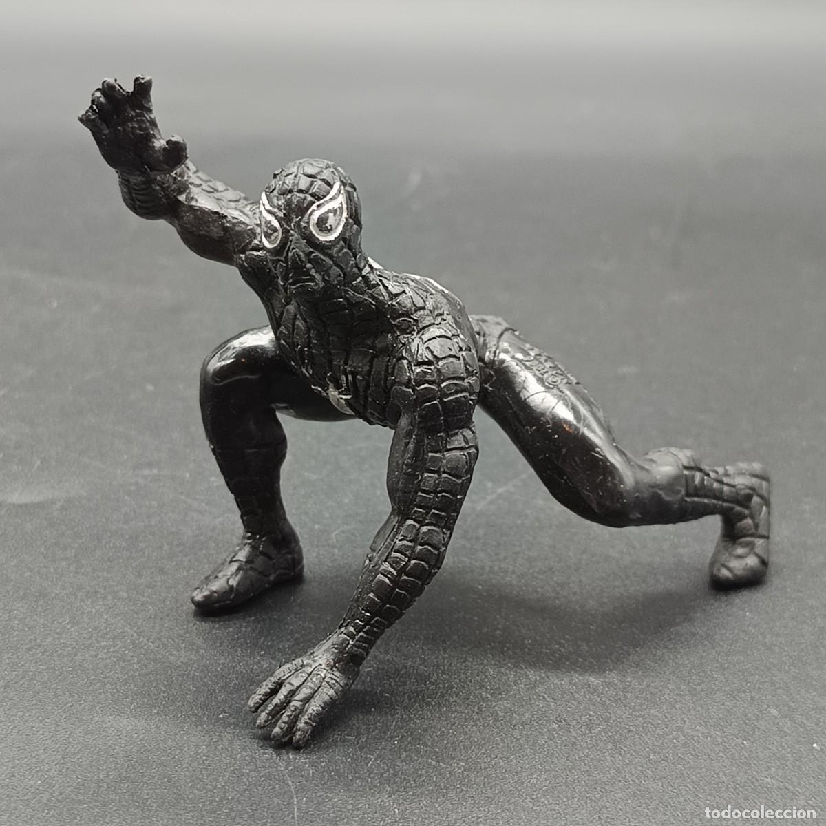 Figuras de goma y PVC: FIGURA MARVEL SPIDERMAN NEGRO 1996 - Foto 1
