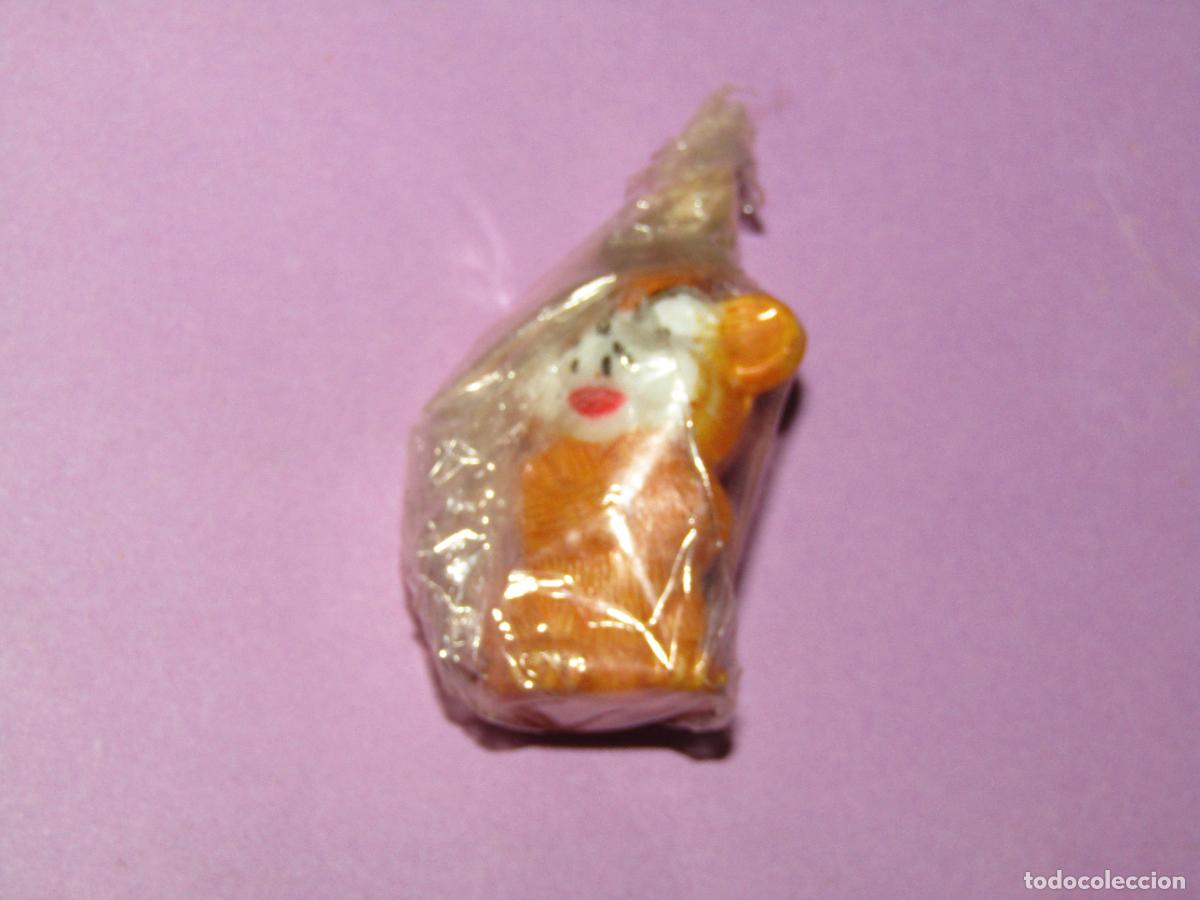 Gummi- und PVC-Figuren: Antigua Figura de Rosc&oacute;n de Reyes en Pl&aacute;stico Cristalino - A&ntilde;o 1970-80s.