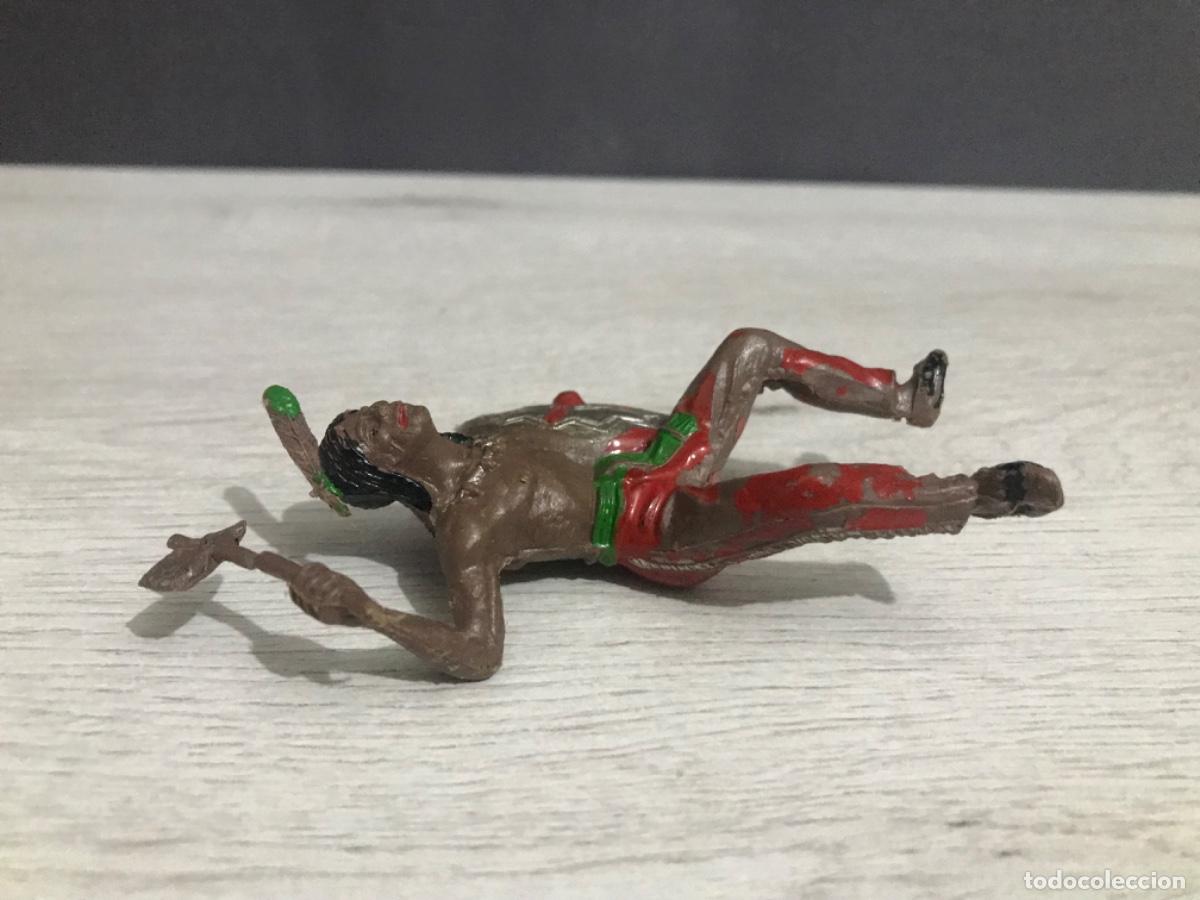 Figuras de goma y PVC: Lote de 3 indios realizados en plastico - Foto 17