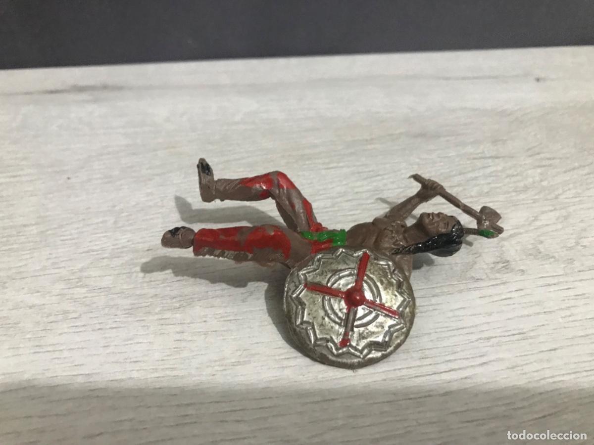 Figuras de goma y PVC: Lote de 3 indios realizados en plastico - Foto 19