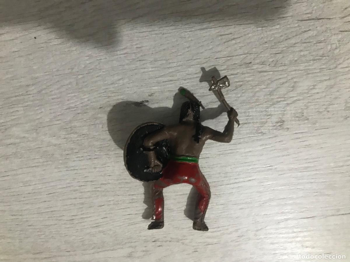 Figuras de goma y PVC: Lote de 3 indios realizados en plastico - Foto 20