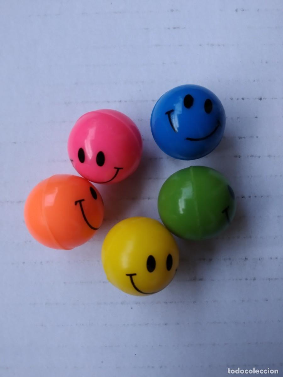 Gummi- und PVC-Figuren: LOTE 5 BOLAS LOCAS ACID MIX EMOGI VER FOTOS