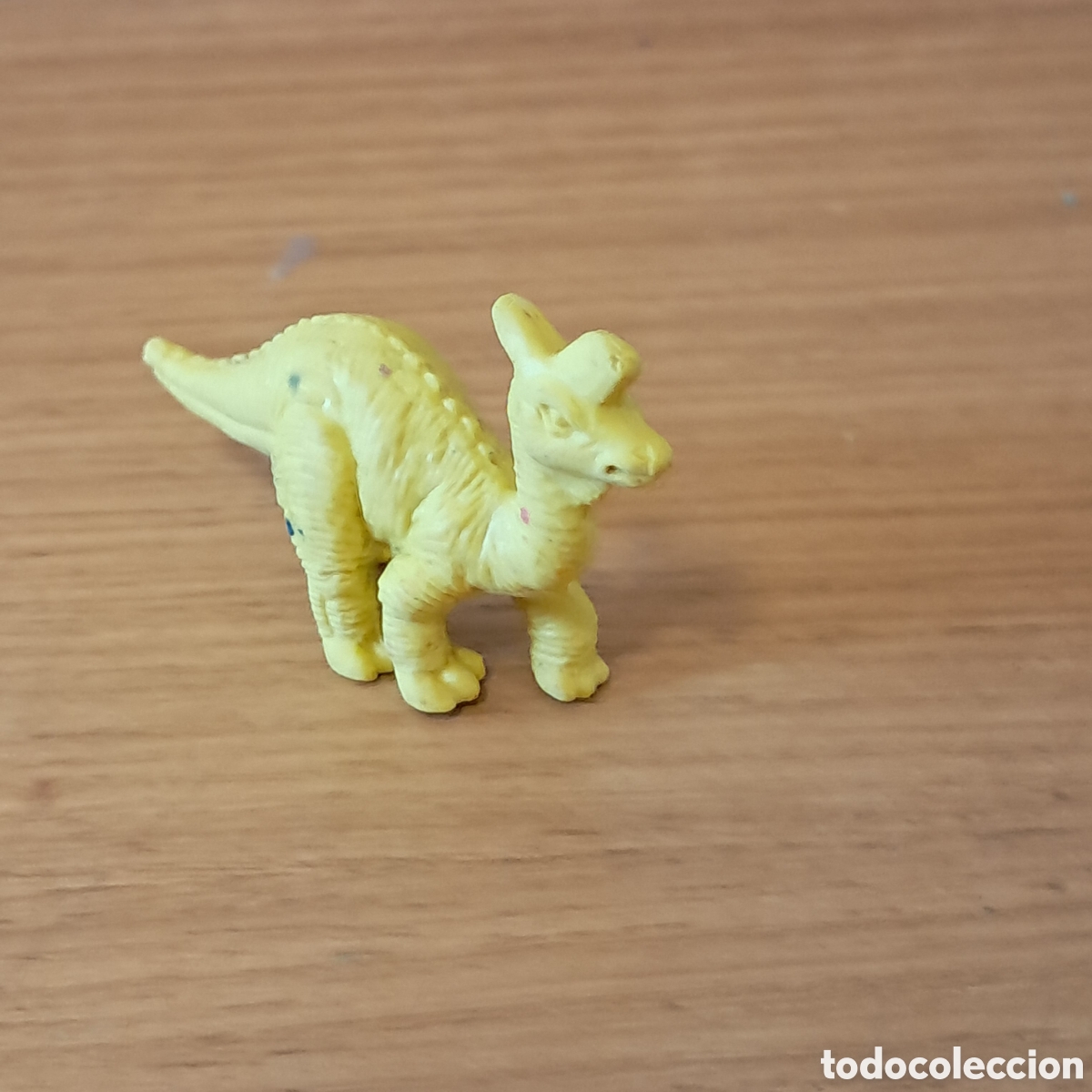 Figure di Gomma e PVC: figura PVC goma borrar 3 cm color amarillo dinosaurio