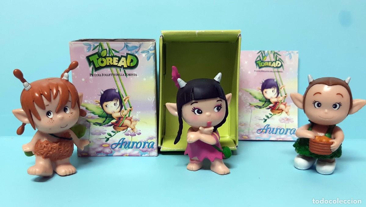 Figuras de Goma y PVC: LOTE 3 FIGURAS SERIE TOREAD - EDIBAS + 1 CAJA CON CATALOGO Y PEQUE&Ntilde;O COMIC