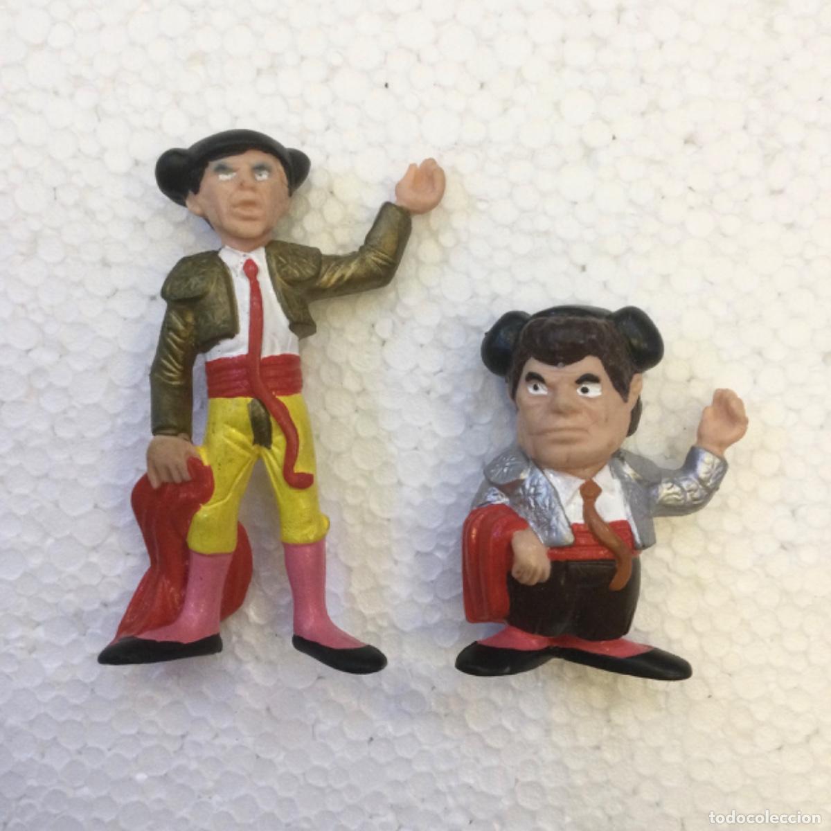 Figuras de Goma y PVC: Mu&ntilde;ecos del D&uacute;o Sacap&uacute;ntas. Un dos, tres. Goma.