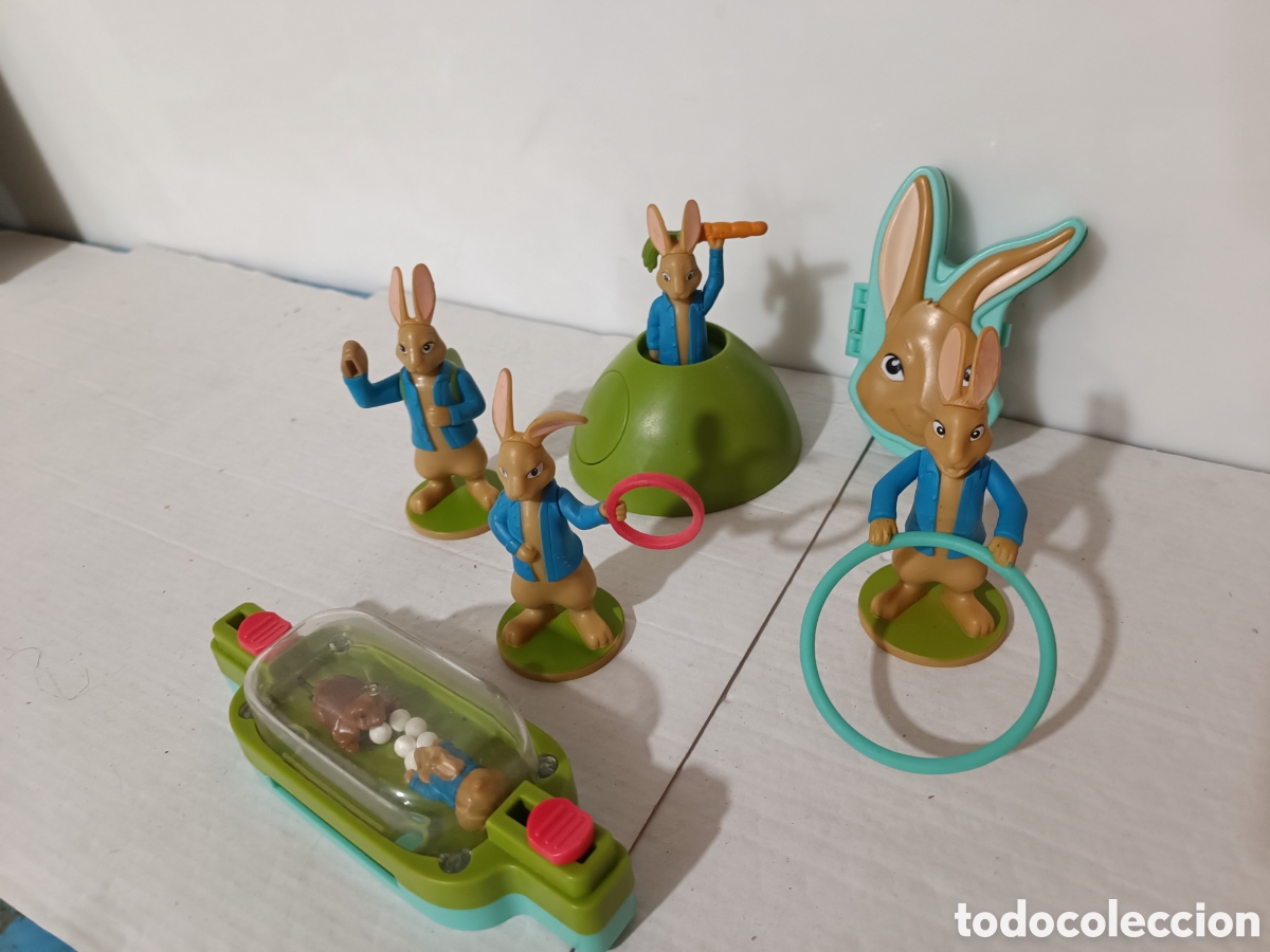 Figuras de goma y PVC: Figuras Peter rabbit burger King y McDonalds - Foto 6
