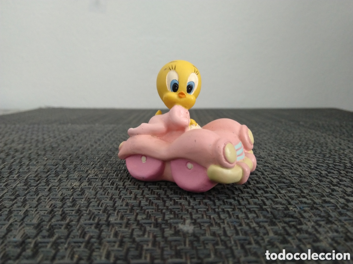 Rubber and PVC Figures: FIGURA RESINA PIOLIN TWEETY LINDO GATITO DIBUJOS ANIMADOS TV TELEVISION