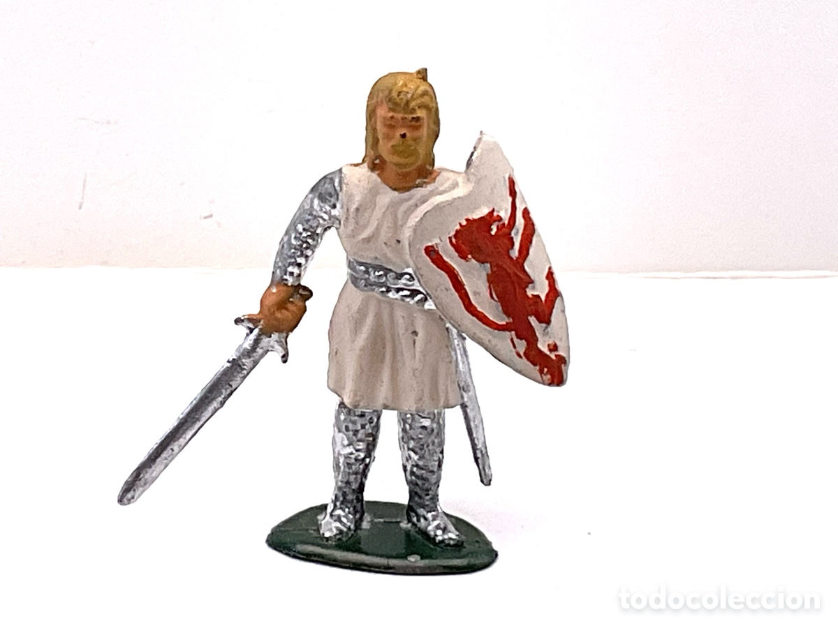 Figuras de Goma y PVC: Antigua Figura en Pl&aacute;stico . Serie Caballeros del Rey Arturo.