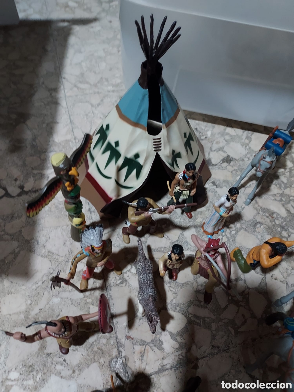 Figuras de goma y PVC: Fuerte comanchi con caja - Foto 5