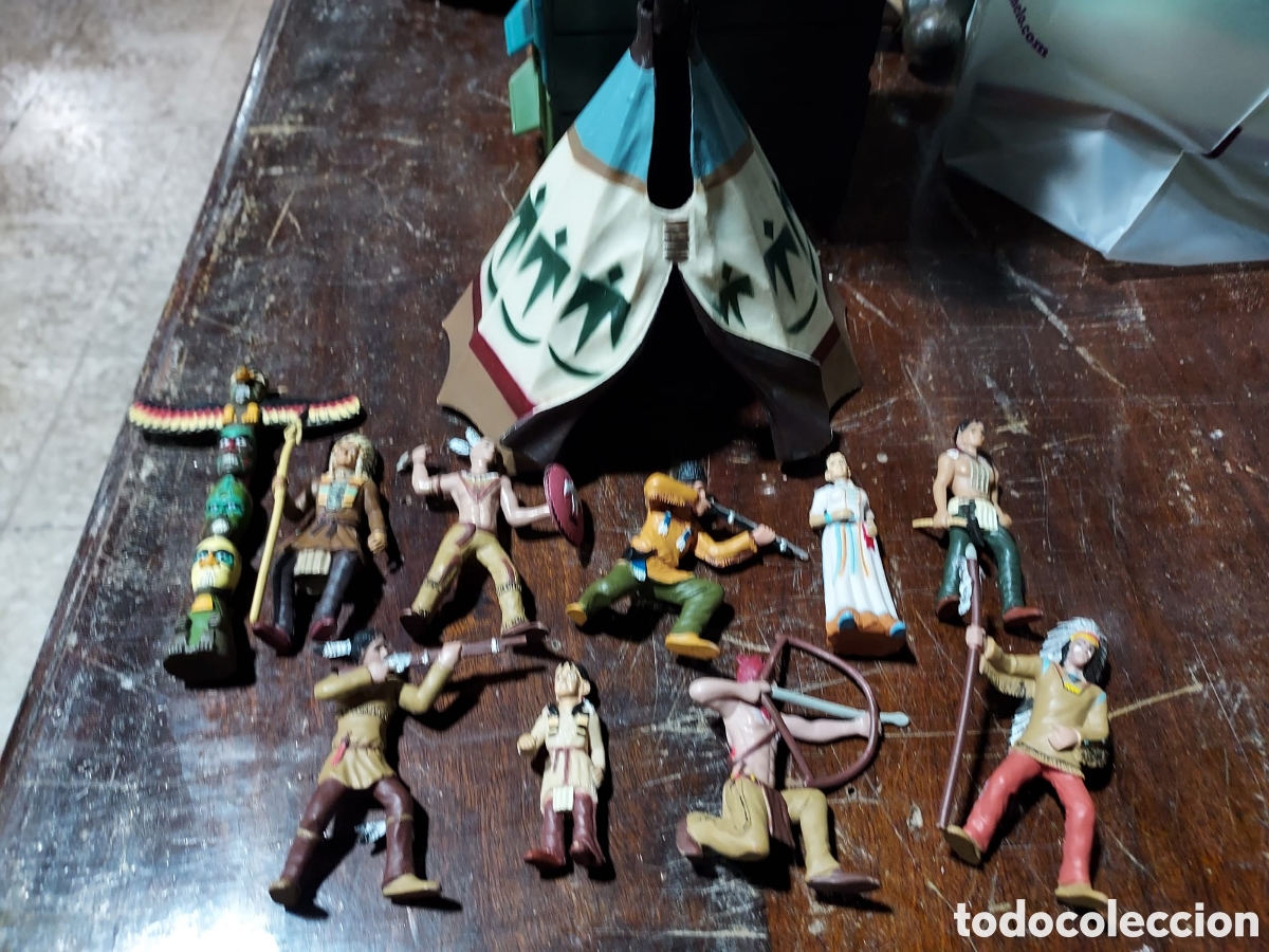 Figuras de goma y PVC: Fuerte comanchi con caja - Foto 11