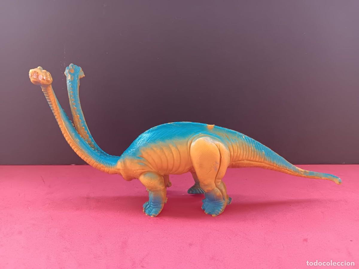 Figure di Gomma e PVC: antigua figura de goma monstruo dinosaurio de dos cabezas spain a&ntilde;os 80