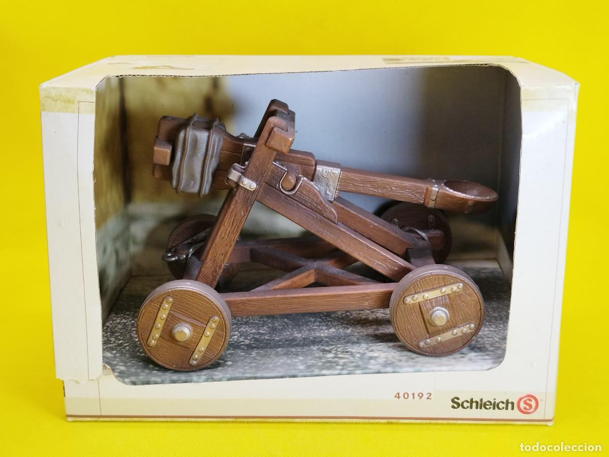 Figuras de goma y PVC: Schleich catapulta medieval REF 40192 - Foto 1