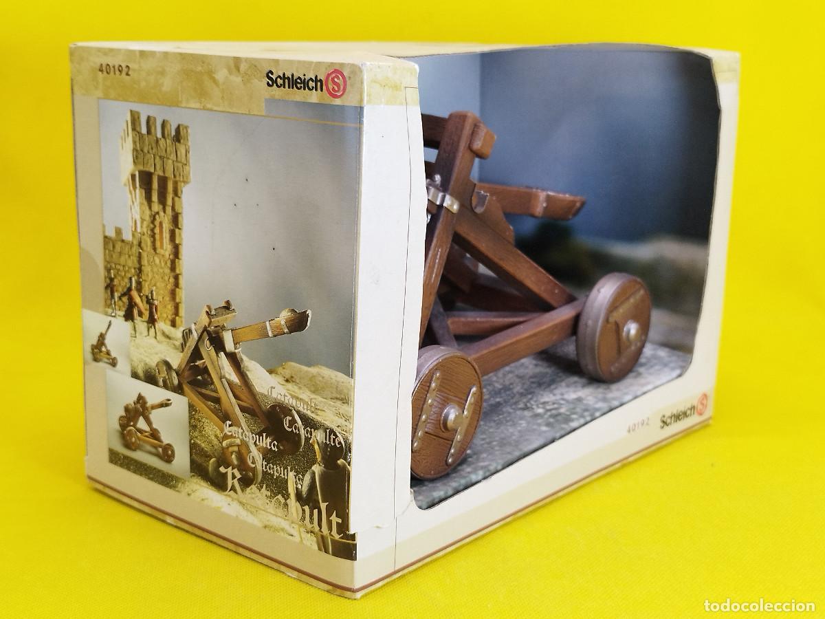 Figuras de goma y PVC: Schleich catapulta medieval REF 40192 - Foto 3