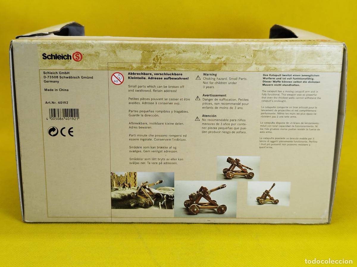Figuras de goma y PVC: Schleich catapulta medieval REF 40192 - Foto 5