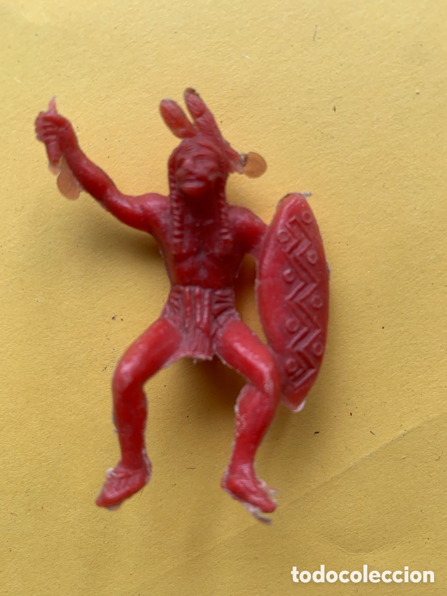 Figuras de goma y PVC: Figura indio reamsa pl&aacute;stico - Foto 1