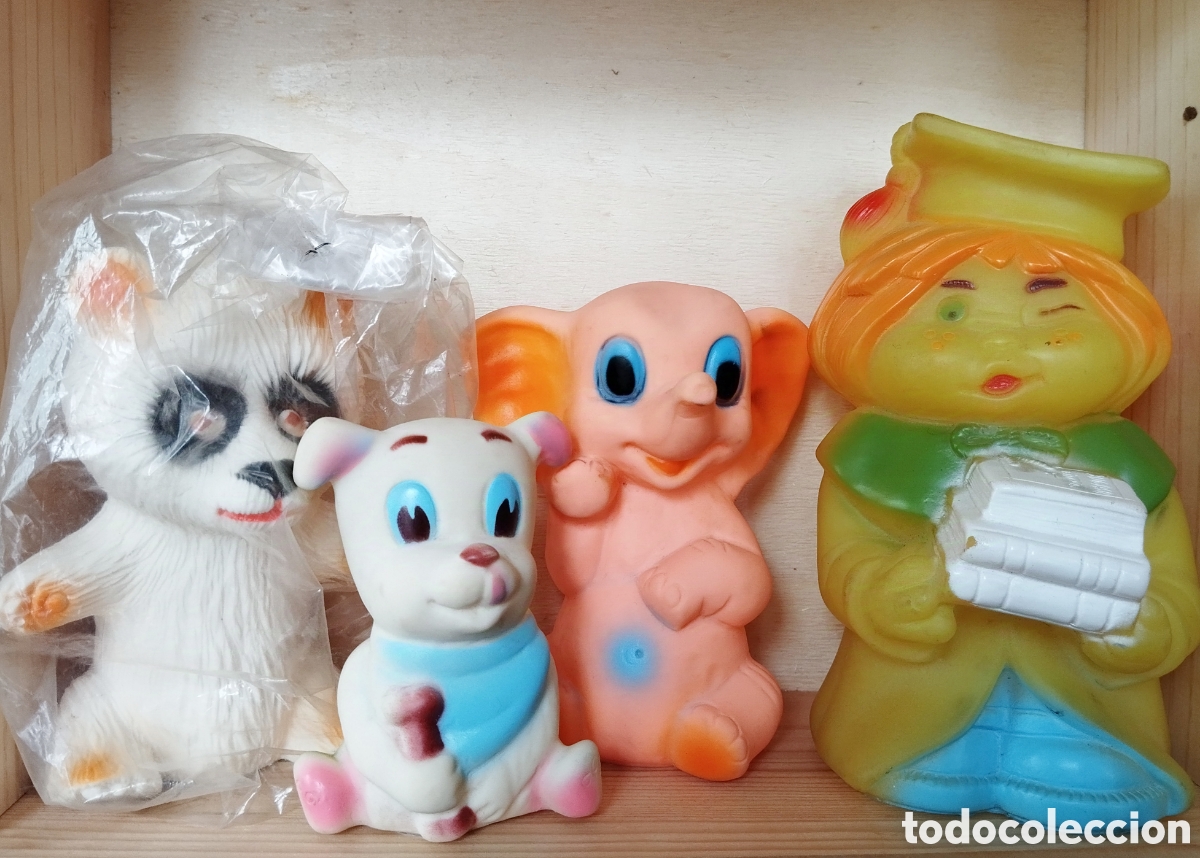 Figuras de Goma y PVC: Juguetes de goma blanda
