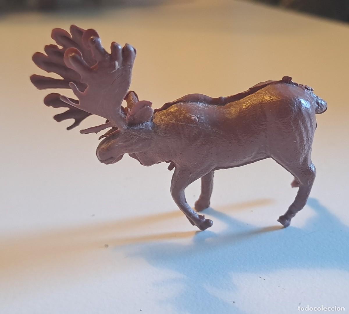 Figuras de goma y PVC: ANIMALES DEL BOSQUE - MINI FIGURA DE ALCE - Foto 1