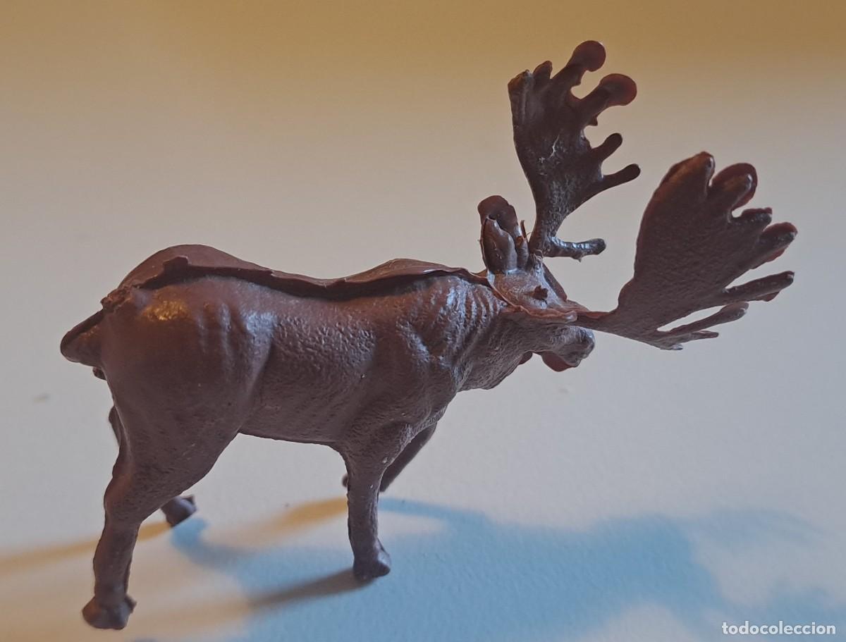 Figuras de goma y PVC: ANIMALES DEL BOSQUE - MINI FIGURA DE ALCE - Foto 2