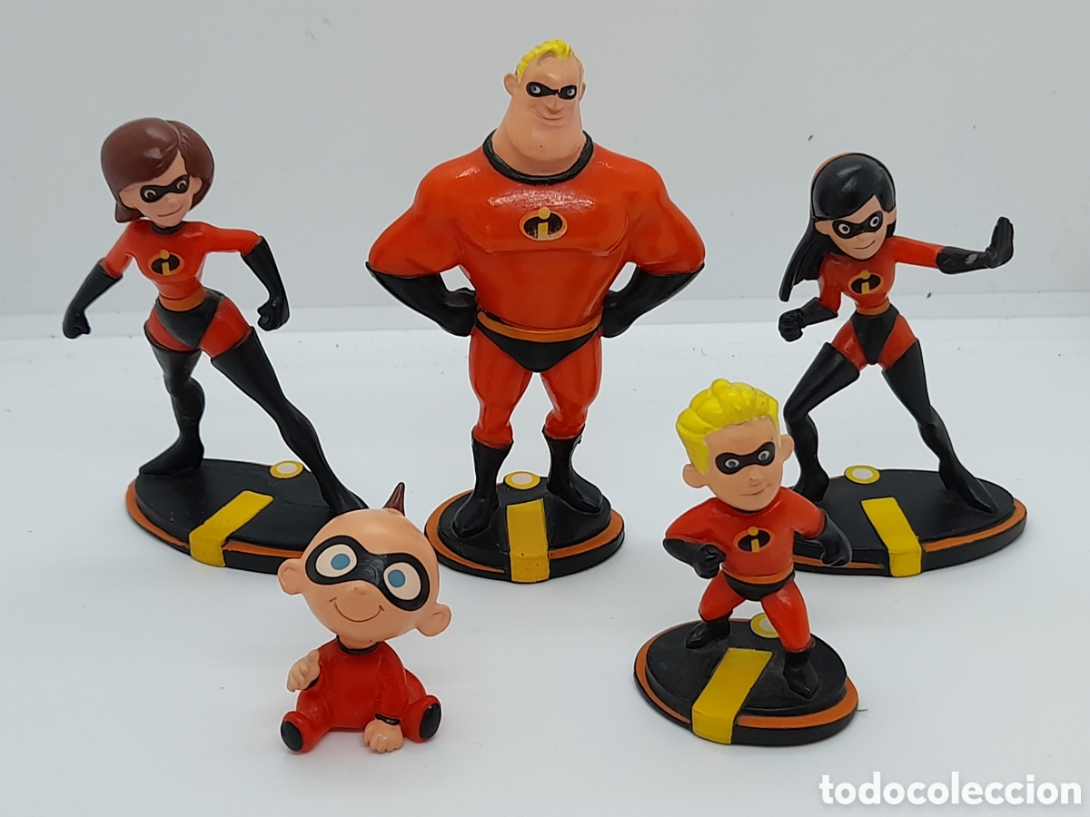 Figuras de goma y PVC: BULLYLAND. LOTE DE FIGURAS DE LOS INCRE&Iacute;BLES. - Foto 1