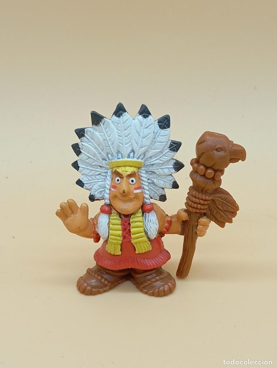 Figuras de goma y PVC: FIGURA DE PVC- PLASTICO- INDIO - Foto 1