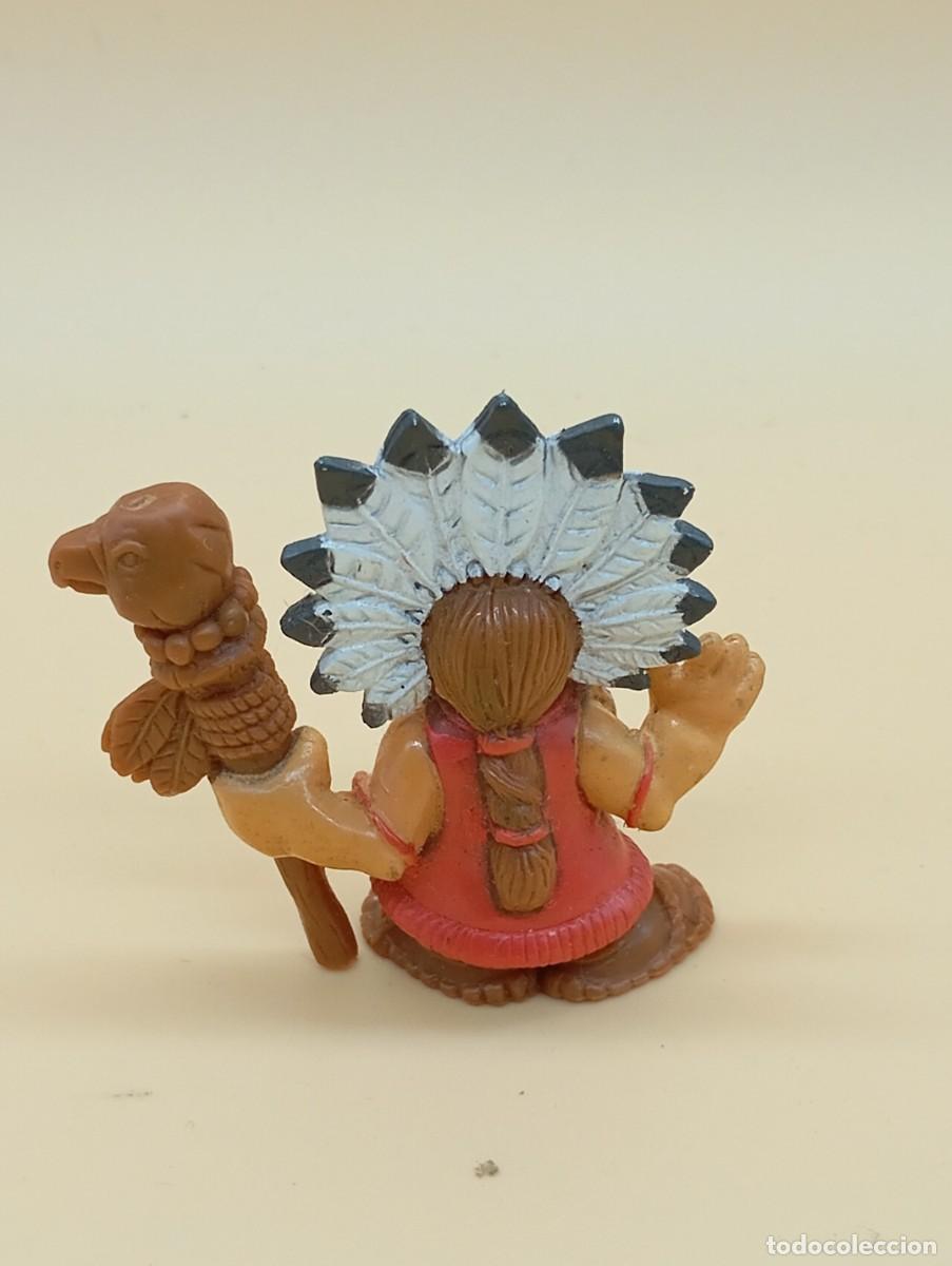 Figuras de goma y PVC: FIGURA DE PVC- PLASTICO- INDIO - Foto 2