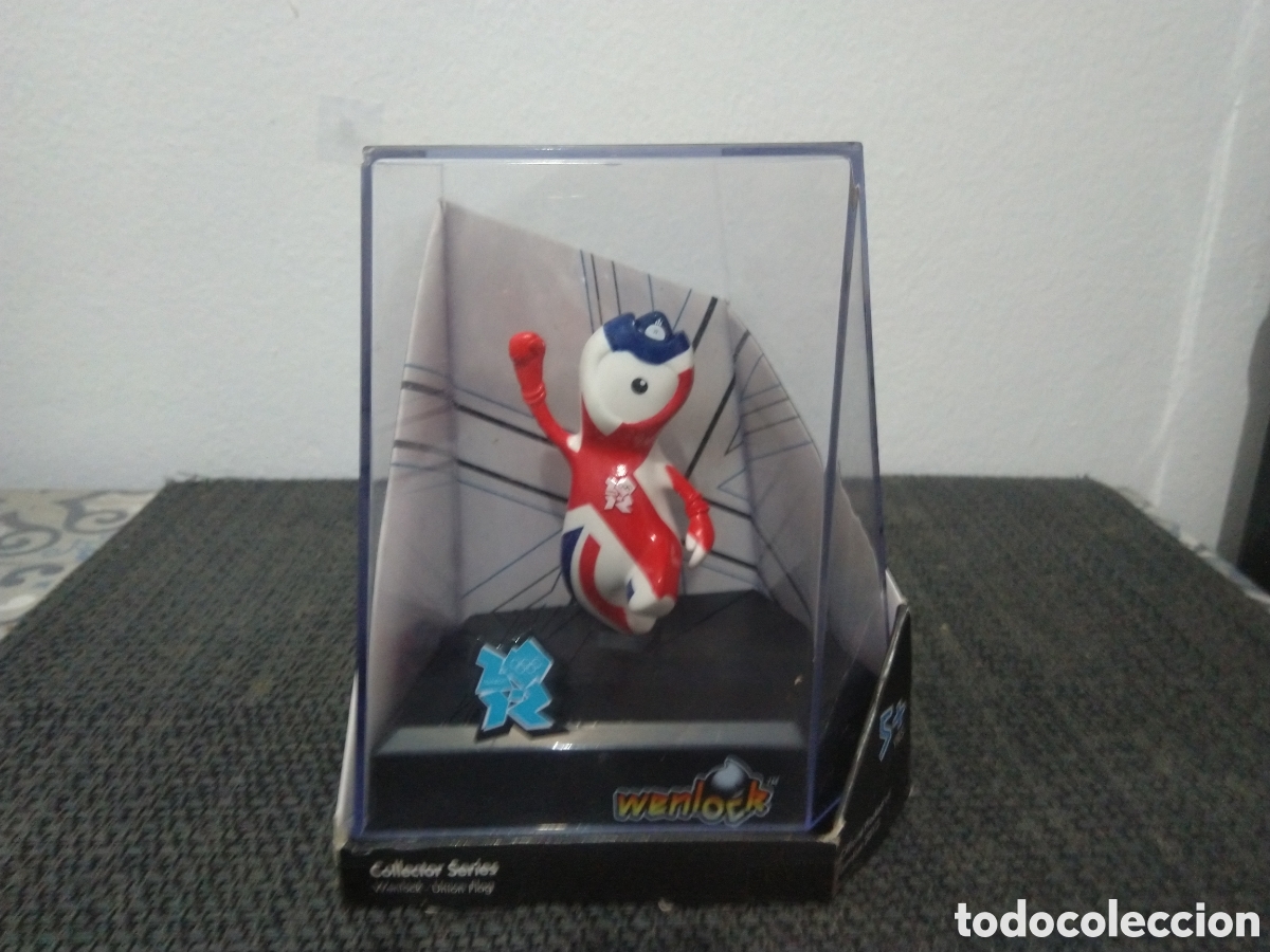 Rubber and PVC Figures: FIGURA PVC WENLOCK MASCOTA JUEGOS OLIMPICOS DE LONDRES 2012 JJOO