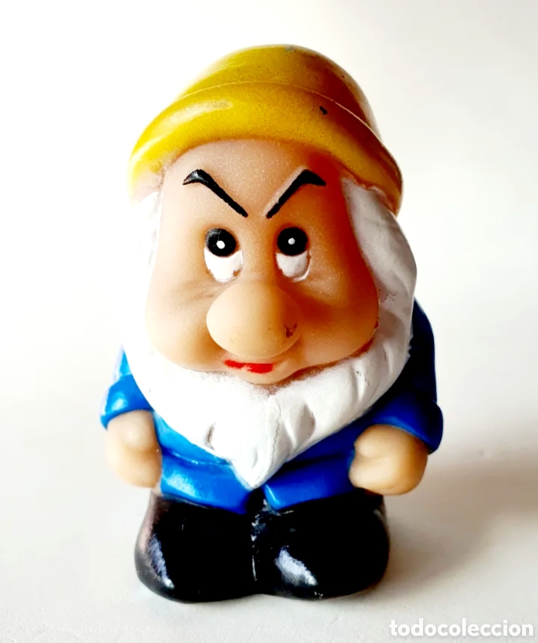 Figuras de Goma y PVC: ENANITO GRU&Ntilde;&Oacute;N DE BLANCANIEVES ORIGINAL DE LA &Eacute;POCA