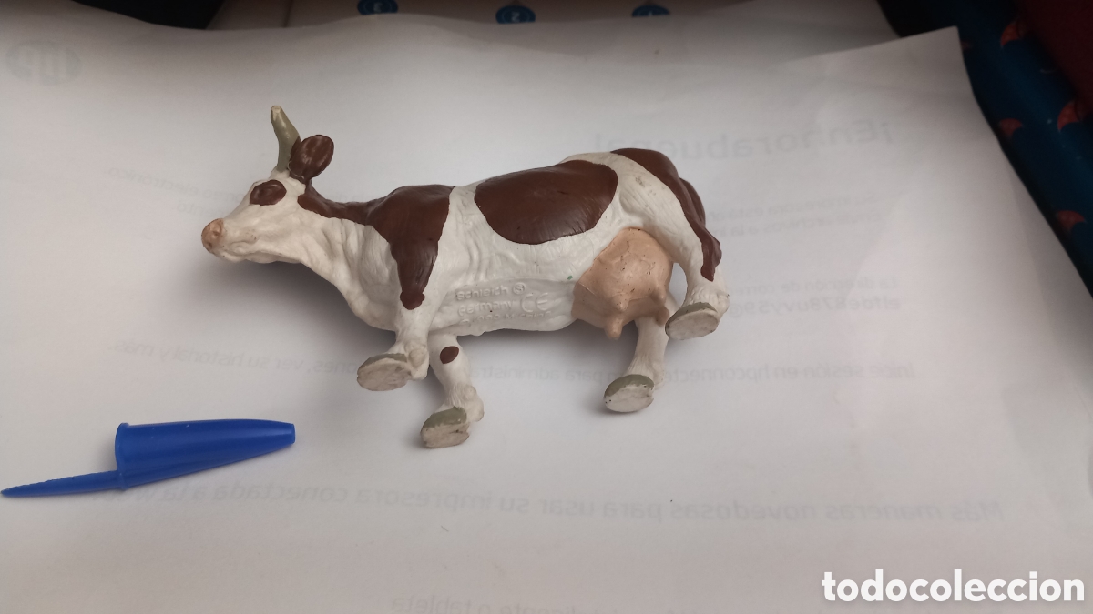 Figuras de goma y PVC: scheleich vaca . . . - Foto 3