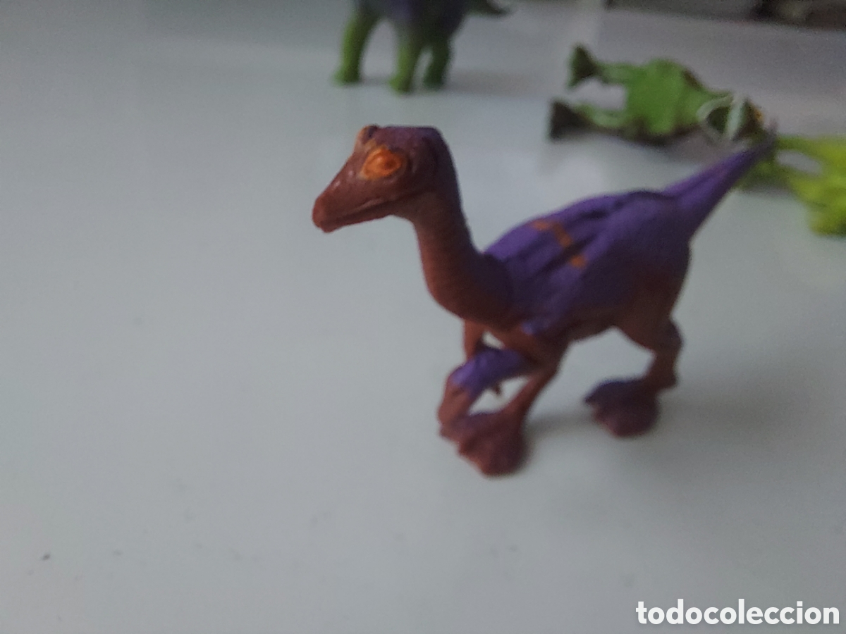 Figuras de goma y PVC: 6 DINOSAURIOS YOLANDA 1990 - Foto 3