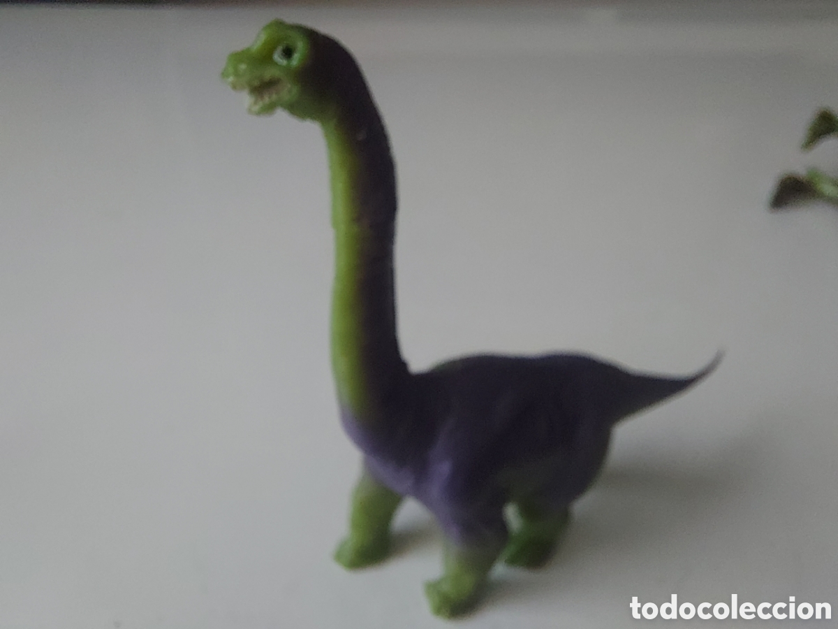 Figuras de goma y PVC: 6 DINOSAURIOS YOLANDA 1990 - Foto 4