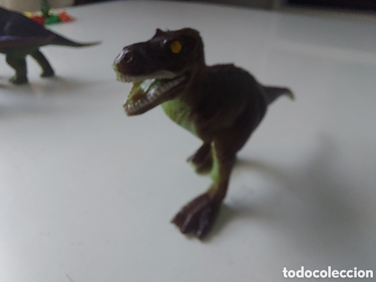 Figuras de goma y PVC: 6 DINOSAURIOS YOLANDA 1990 - Foto 5
