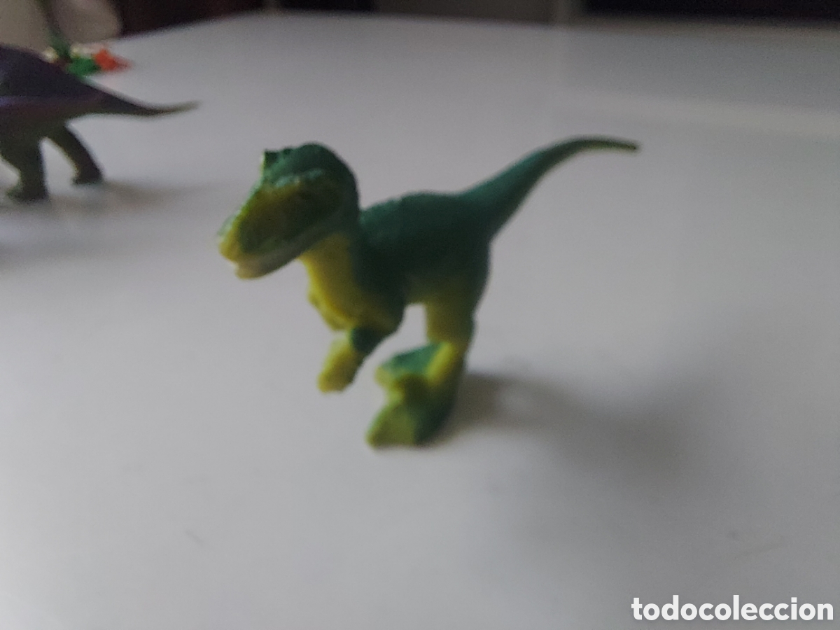 Figuras de goma y PVC: 6 DINOSAURIOS YOLANDA 1990 - Foto 6