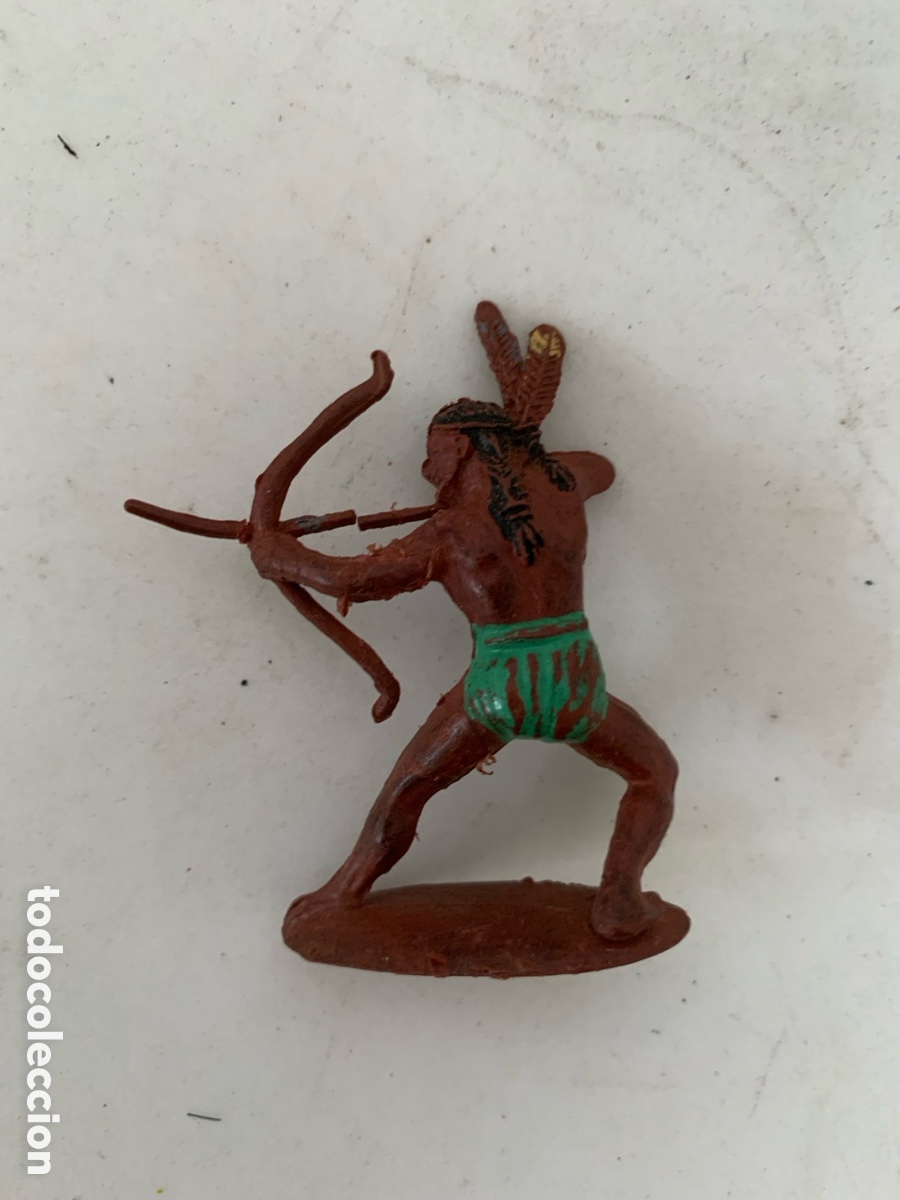 Figuras de goma y PVC: Indio Pech goma jecsan - Foto 2