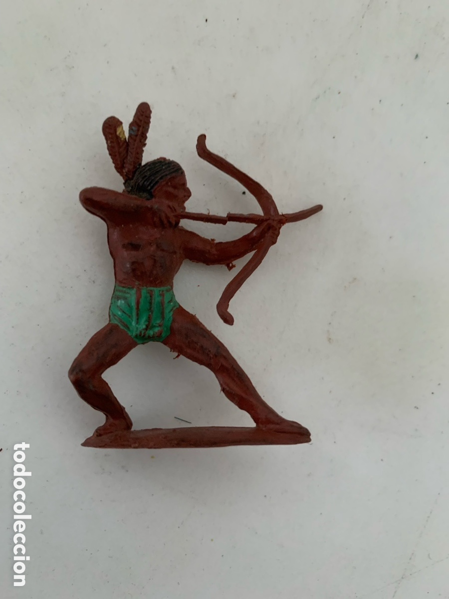 Figuras de goma y PVC: Indio Pech goma jecsan - Foto 1