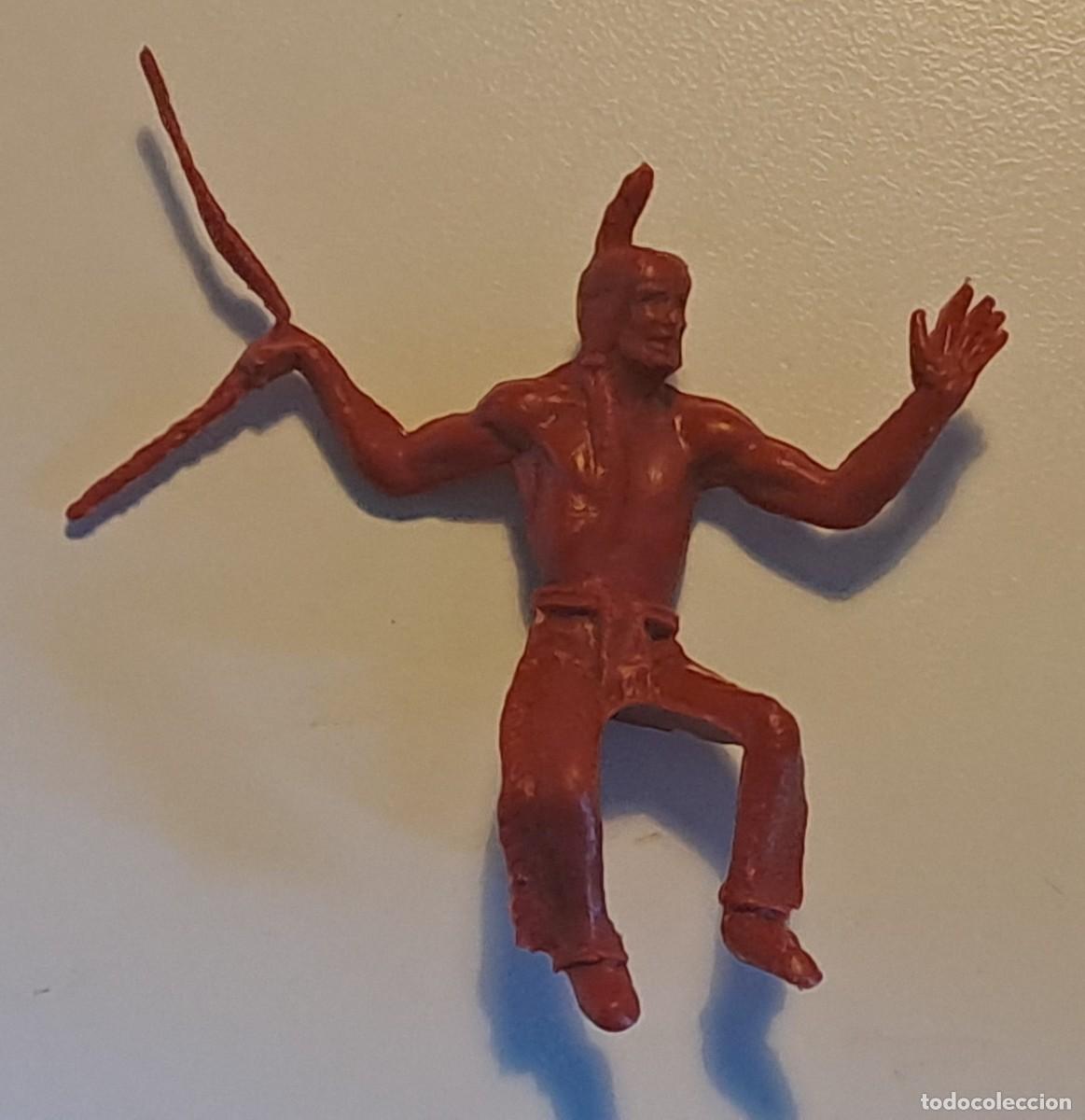 Figuras de goma y PVC: FIGURA PLASTICO OESTE INDIO - Foto 1
