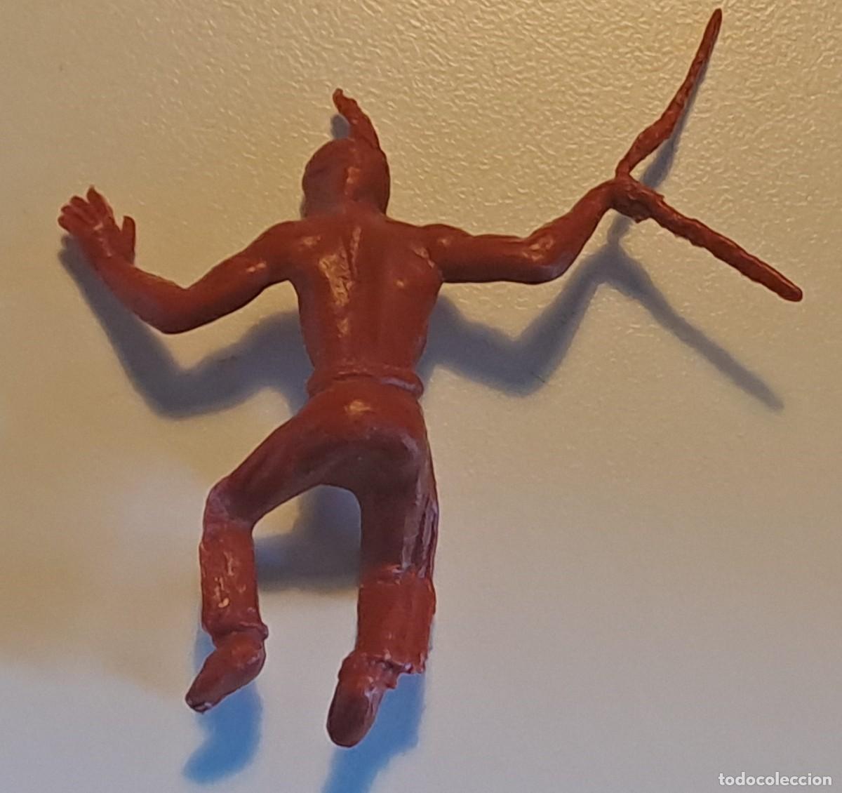 Figuras de goma y PVC: FIGURA PLASTICO OESTE INDIO - Foto 2