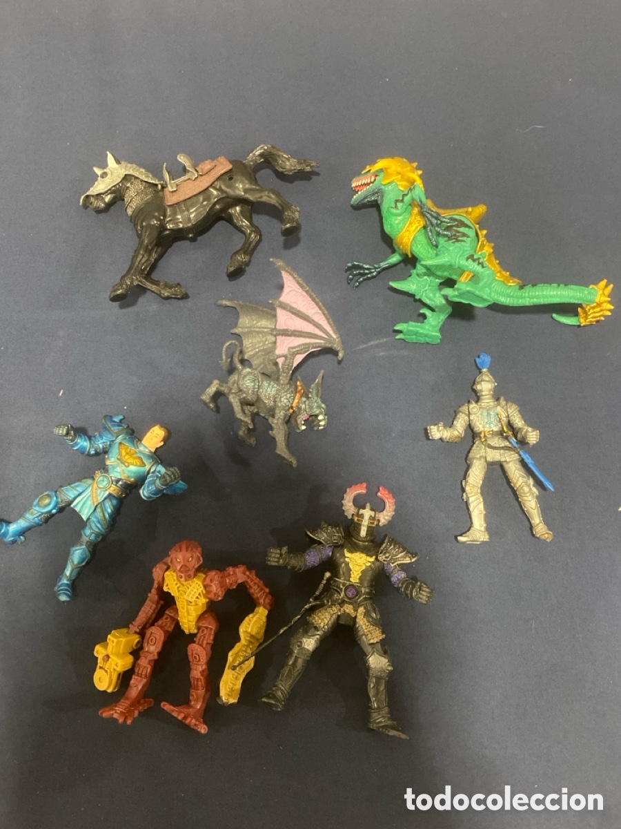 Rubber and PVC Figures: LOTE DE FIGURAS CHAP MEI A&Ntilde;OS 90 ,LOTE DE 7 FIGURAS DE PVC O PL&Aacute;STICO