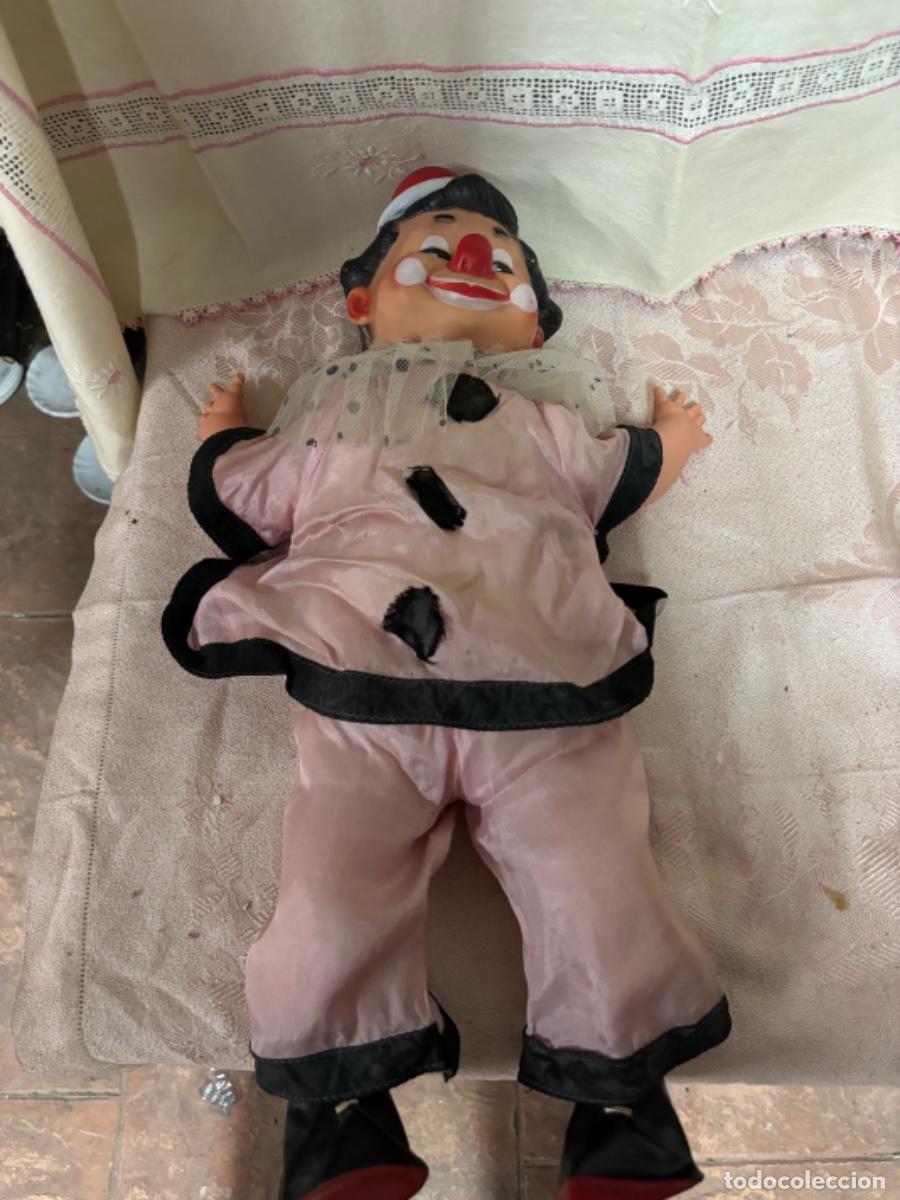 Figuras de goma y PVC: Antiguo mu&ntilde;eco payaso - Foto 1