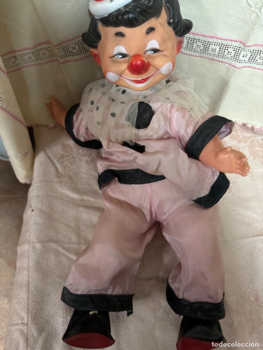 Figuras de goma y PVC: Antiguo mu&ntilde;eco payaso - Foto 4