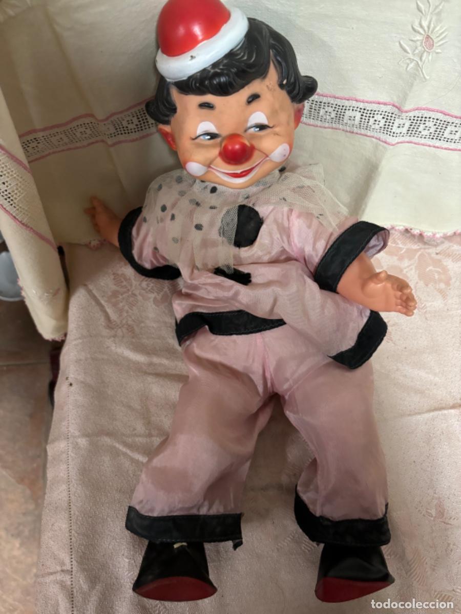 Figuras de goma y PVC: Antiguo mu&ntilde;eco payaso - Foto 5